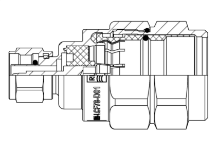 RFS NM-LCF78-D01 — Радиочастотный соединитель 7/8″ · N — изображение 3