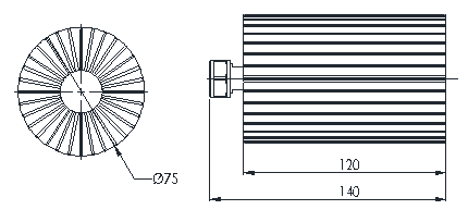 RFS TER-43-3800-50W — Пассивный ВЧ/СВЧ компонент — изображение 2