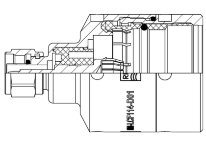 RFS NM-LCF114-D01 — Радиочастотный соединитель 1-1/4″ · N — изображение 3