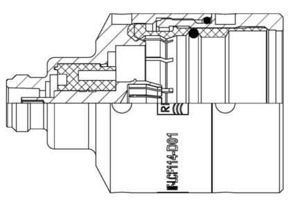 RFS NF-LCF114-D01 — Радиочастотный соединитель 1-1/4″ · N — изображение 3
