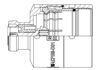 RFS 716F-LCF158-D01 — Радиочастотный соединитель 1-5/8″ · 7-16 DIN — изображение 3