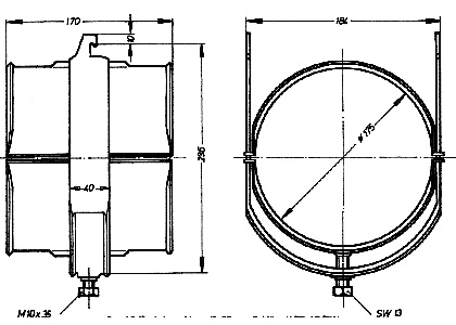 RFS HCH-618-1C — Крепление / хомут 6-1/8″ — изображение 3